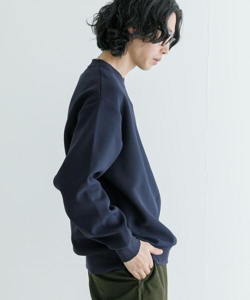 URBAN RESEARCH（アーバンリサーチ）の「フリースボンディングクルーネック（Tシャツ/カットソー・メンズ・ネイビー/グリーン系その他/ブラウン/ブラック・MEDIUM/LARGE）」の12枚目の写真