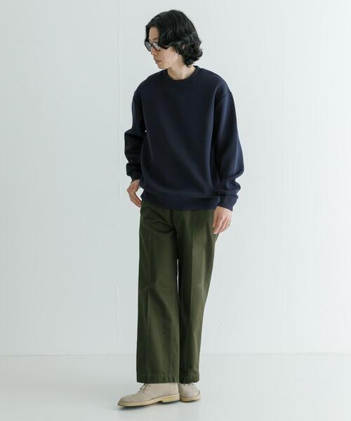 URBAN RESEARCH（アーバンリサーチ）の「フリースボンディングクルーネック（Tシャツ/カットソー・メンズ・ネイビー/グリーン系その他/ブラウン/ブラック・MEDIUM/LARGE）」の13枚目の写真