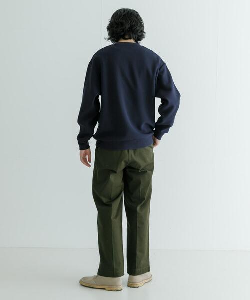 URBAN RESEARCH（アーバンリサーチ）の「フリースボンディングクルーネック（Tシャツ/カットソー・メンズ・ネイビー/グリーン系その他/ブラウン/ブラック・MEDIUM/LARGE）」の15枚目の写真