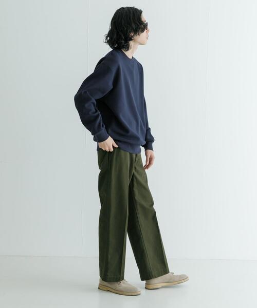 URBAN RESEARCH（アーバンリサーチ）の「フリースボンディングクルーネック（Tシャツ/カットソー・メンズ・ネイビー/グリーン系その他/ブラウン/ブラック・MEDIUM/LARGE）」の16枚目の写真