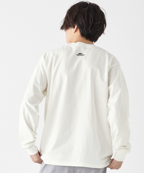 KRIFF MAYER（クリフメイヤー）の「RUUUコラボロンT(LA)（Tシャツ/カットソー・メンズ・オフホワイト/ネイビー/ベージュ/チャコール・LARGE/MEDIUM/X-LARGE）」の6枚目の写真