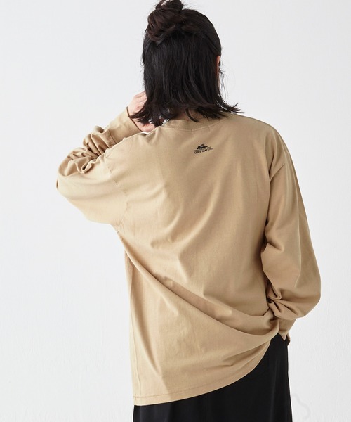 KRIFF MAYER（クリフメイヤー）の「RUUUコラボロンT(LA)（Tシャツ/カットソー・メンズ・オフホワイト/ネイビー/ベージュ/チャコール・LARGE/MEDIUM/X-LARGE）」の15枚目の写真