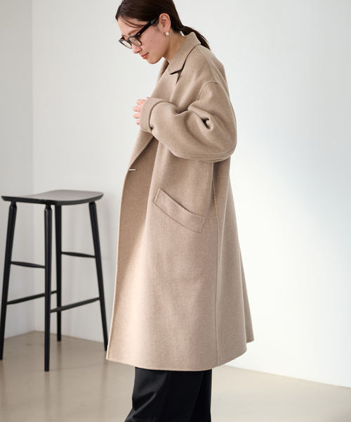 ≪追加≫SUPER160sダブルブレストコート3（チェスターコート