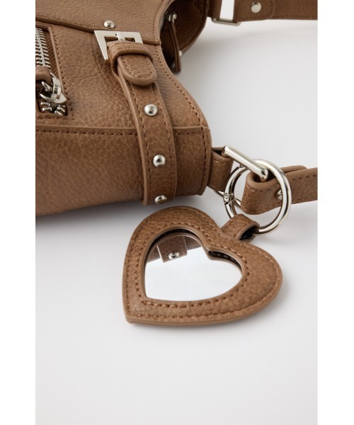 MOUSSY（マウジー）の「【WEB限定カラー】KEY CHAIN COMBI バッグ（ショルダーバッグ・レディース・ホワイト/ブラウン/ピンク/グレー・FREE）」の20枚目の写真