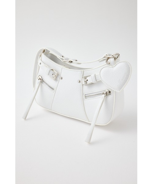 MOUSSY（マウジー）の「【WEB限定カラー】KEY CHAIN COMBI バッグ（ショルダーバッグ・レディース・ホワイト/ブラウン/ピンク/グレー・FREE）」の5枚目の写真