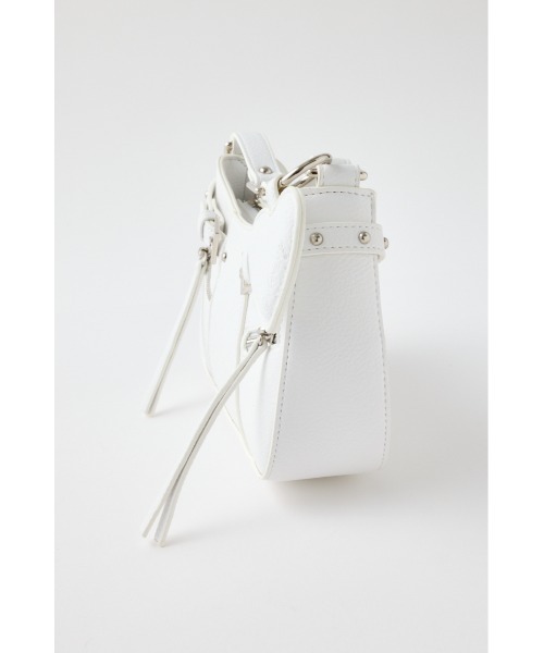 MOUSSY（マウジー）の「【WEB限定カラー】KEY CHAIN COMBI バッグ（ショルダーバッグ・レディース・ホワイト/ブラウン/ピンク/グレー・FREE）」の6枚目の写真