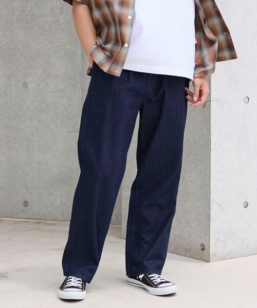 coen（コーエン）の「【C.DENIMS】リラックスデニムテーパードパンツ（その他パンツ・メンズ・オフホワイト/グレー/ライトブルー/ネイビー・M/L/XL）」の4枚目の写真