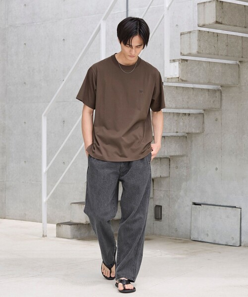 coen（コーエン）の「【C.DENIMS】リラックスデニムテーパードパンツ（その他パンツ・メンズ・オフホワイト/グレー/ライトブルー/ネイビー・M/L/XL）」の6枚目の写真