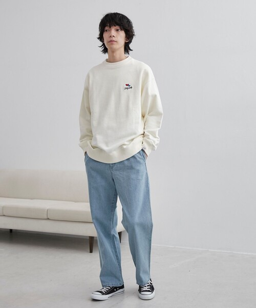 coen（コーエン）の「【C.DENIMS】リラックスデニムテーパードパンツ（その他パンツ・メンズ・オフホワイト/グレー/ライトブルー/ネイビー・M/L/XL）」の10枚目の写真