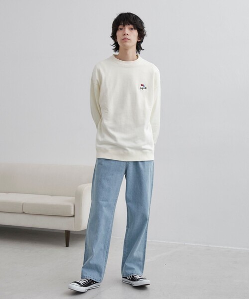 coen（コーエン）の「【C.DENIMS】リラックスデニムテーパードパンツ（その他パンツ・メンズ・オフホワイト/グレー/ライトブルー/ネイビー・M/L/XL）」の14枚目の写真