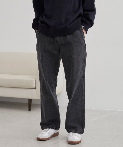 coen（コーエン）の「【C.DENIMS】リラックスデニムテーパードパンツ（その他パンツ・メンズ・オフホワイト/グレー/ライトブルー/ネイビー・M/L/XL）」の15枚目の写真