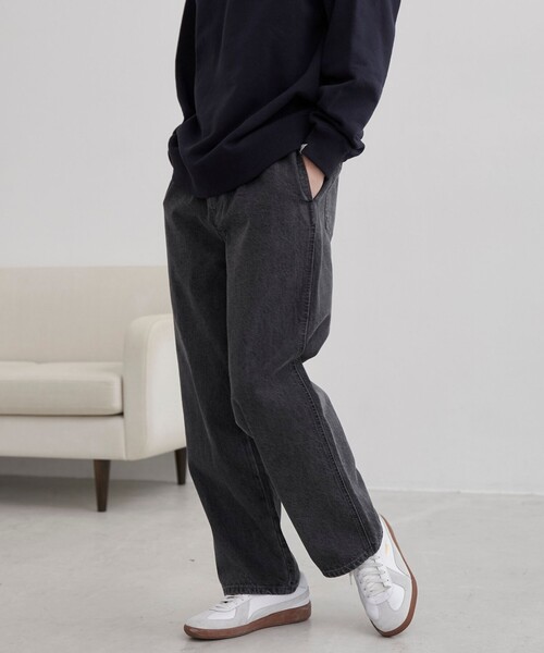 coen（コーエン）の「【C.DENIMS】リラックスデニムテーパードパンツ（その他パンツ・メンズ・オフホワイト/グレー/ライトブルー/ネイビー・M/L/XL）」の17枚目の写真