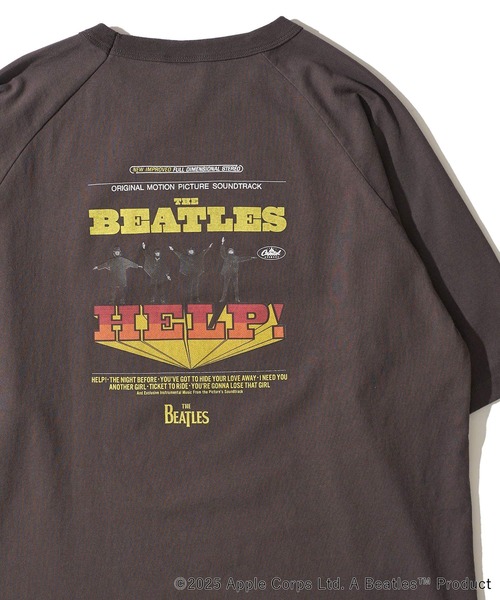 The Beatles(ザビートルズ)の「【THE BEATLES/ザ ビートルズ】ラグランスリーブTシャツ / バックプリントTシャツ(Tシャツ/カットソー・レディース・ダークグレー/ホワイト/オフホワイト・MEDIUM/X-LARGE/LARGE)」の3枚目の写真