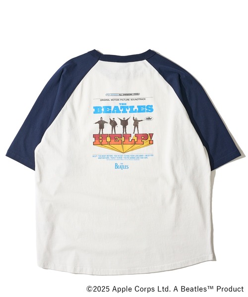 tシャツ 「THE BEATLES/ザ ビートルズ」ラグランスリーブTシャツ/バックプリント レディース メンズ セール】【THE BEATLES/ザ ビートルズ】ラグランスリーブTシャツ