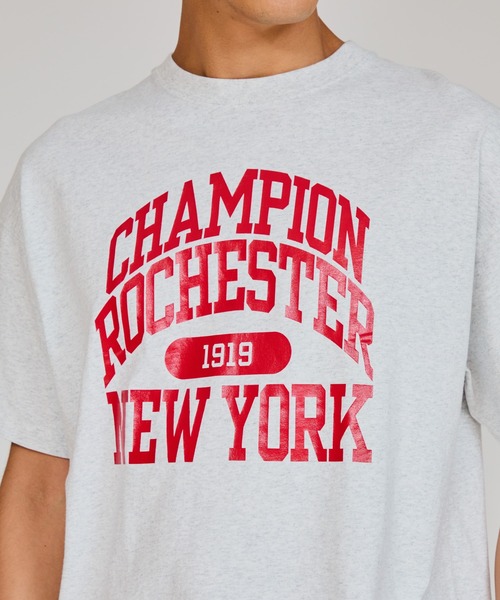 Champion(チャンピオン)の「【Champion/チャンピオン】メンズ メンズカジュアル ショートスリーブTシャツ(Tシャツ/カットソー・メンズ・ホワイト/ブラック/ナチュラル/ヘザーグレー・X-LARGE/LARGE/MEDIUM)」の21枚目の写真