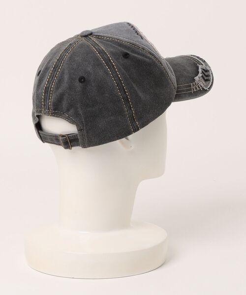 SPINNS（スピンズ）の「コットンキャップ/シャーク（キャップ・メンズ・ブラック/カーキ・ONESIZE）」の4枚目の写真