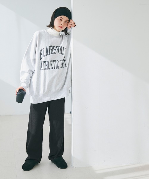 coca(coca)(コカ)の「リブイージーパンツ(その他パンツ・レディース・ブラック/グレー・M/L)」の3枚目の写真
