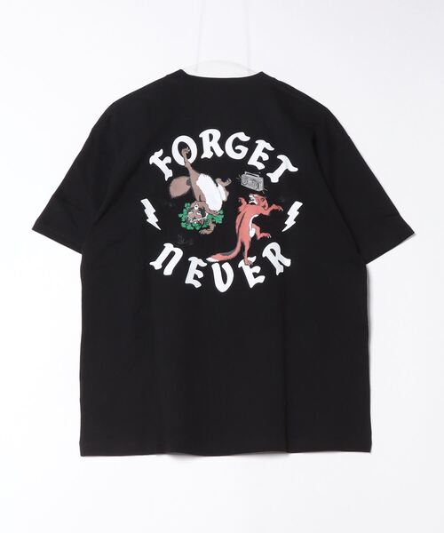 FORGET NEVER（フォーゲットネバー）の「【ムラサキスポーツ限定】FORGET NEVER/フォーゲットネバー 半袖Tシャツ バックプリント 252OO1ST554FN（Tシャツ/カットソー・メンズ・ホワイト/ブラック・XL/L/M）」の18枚目の写真
