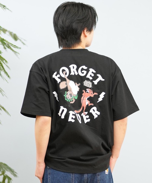 FORGET NEVER（フォーゲットネバー）の「【ムラサキスポーツ限定】FORGET NEVER/フォーゲットネバー 半袖Tシャツ バックプリント 252OO1ST554FN（Tシャツ/カットソー・メンズ・ホワイト/ブラック・XL/L/M）」の13枚目の写真