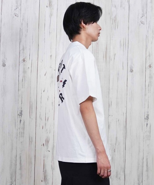 FORGET NEVER（フォーゲットネバー）の「【ムラサキスポーツ限定】FORGET NEVER/フォーゲットネバー 半袖Tシャツ バックプリント 252OO1ST554FN（Tシャツ/カットソー・メンズ・ホワイト/ブラック・XL/L/M）」の6枚目の写真