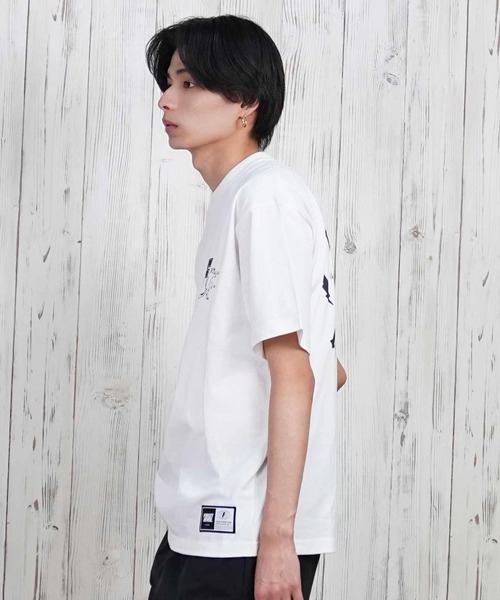 FORGET NEVER（フォーゲットネバー）の「【ムラサキスポーツ限定】FORGET NEVER/フォーゲットネバー 半袖Tシャツ バックプリント 252OO1ST554FN（Tシャツ/カットソー・メンズ・ホワイト/ブラック・XL/L/M）」の4枚目の写真