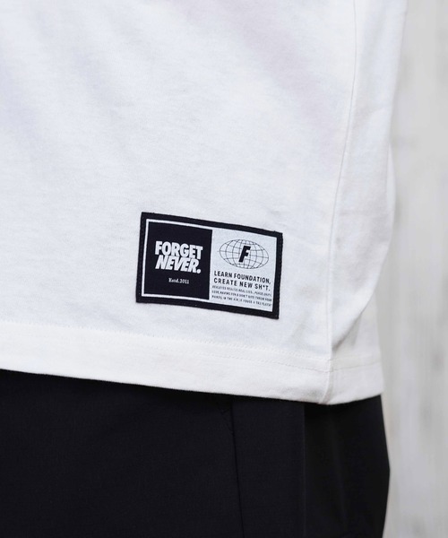 FORGET NEVER（フォーゲットネバー）の「【ムラサキスポーツ限定】FORGET NEVER/フォーゲットネバー 半袖Tシャツ バックプリント 252OO1ST554FN（Tシャツ/カットソー・メンズ・ホワイト/ブラック・XL/L/M）」の11枚目の写真