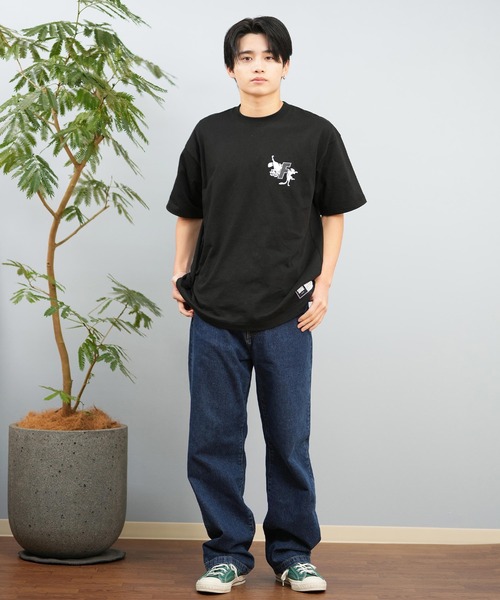 FORGET NEVER（フォーゲットネバー）の「【ムラサキスポーツ限定】FORGET NEVER/フォーゲットネバー 半袖Tシャツ バックプリント 252OO1ST554FN（Tシャツ/カットソー・メンズ・ホワイト/ブラック・XL/L/M）」の15枚目の写真