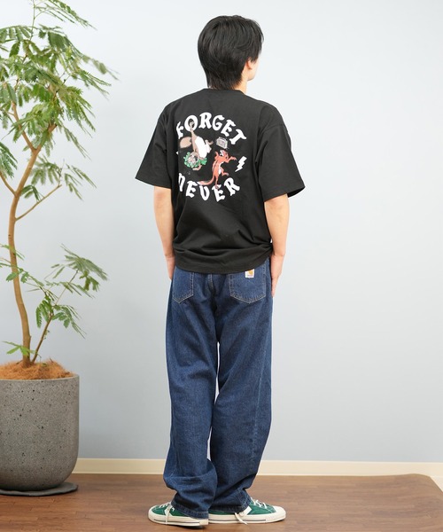 FORGET NEVER（フォーゲットネバー）の「【ムラサキスポーツ限定】FORGET NEVER/フォーゲットネバー 半袖Tシャツ バックプリント 252OO1ST554FN（Tシャツ/カットソー・メンズ・ホワイト/ブラック・XL/L/M）」の17枚目の写真