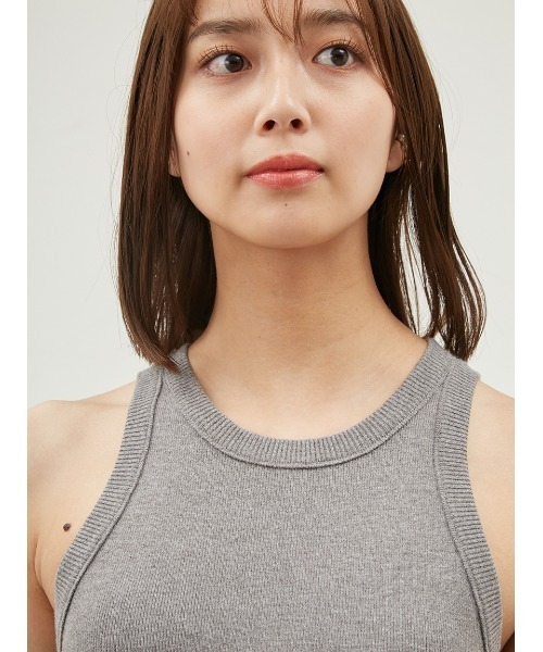 Mila Owen(ミラオーウェン)の「アメスリニットナローワンピース【手洗い可能】(ワンピース・レディース・ベージュ/ブラック/グレー・0/1)」の14枚目の写真