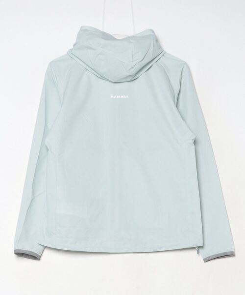 Mammut(マムート)の「グラナイト ソフトシェル フーデッド ジャケット アジアンフィット ウィメン / GRANITE SO Hooded Jacket AF Women(マウンテンパーカー・レディース・セージグリーン・SMALL/MEDIUM/LARGE)」の2枚目の写真