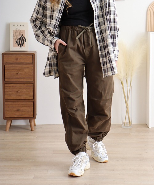セール】リラックスワイド パラシュートパンツ（その他パンツ）｜atONE