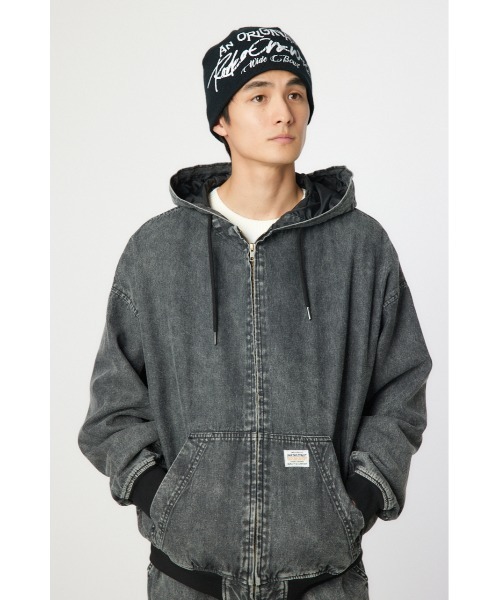 RODEO CROWNS WIDE BOWL（ロデオクラウンズワイドボウル）の「アクティブフーディージャケット（その他アウター・メンズ・ブルー/ブラック/カモフラージュ・MEDIUM/LARGE）」の2枚目の写真