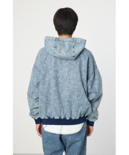 RODEO CROWNS WIDE BOWL（ロデオクラウンズワイドボウル）の「アクティブフーディージャケット（その他アウター・メンズ・ブルー/ブラック/カモフラージュ・MEDIUM/LARGE）」の13枚目の写真