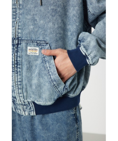 RODEO CROWNS WIDE BOWL（ロデオクラウンズワイドボウル）の「アクティブフーディージャケット（その他アウター・メンズ・ブルー/ブラック/カモフラージュ・MEDIUM/LARGE）」の15枚目の写真