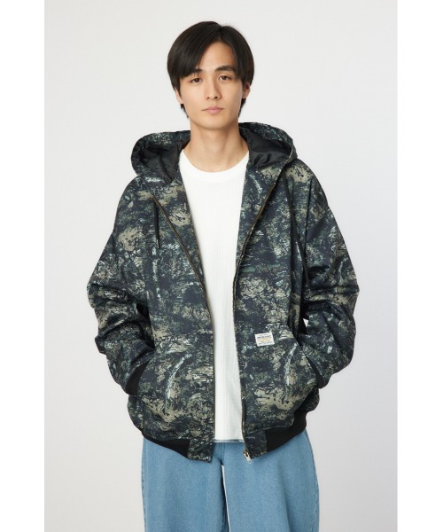 RODEO CROWNS WIDE BOWL（ロデオクラウンズワイドボウル）の「アクティブフーディージャケット（その他アウター・メンズ・ブルー/ブラック/カモフラージュ・MEDIUM/LARGE）」の4枚目の写真
