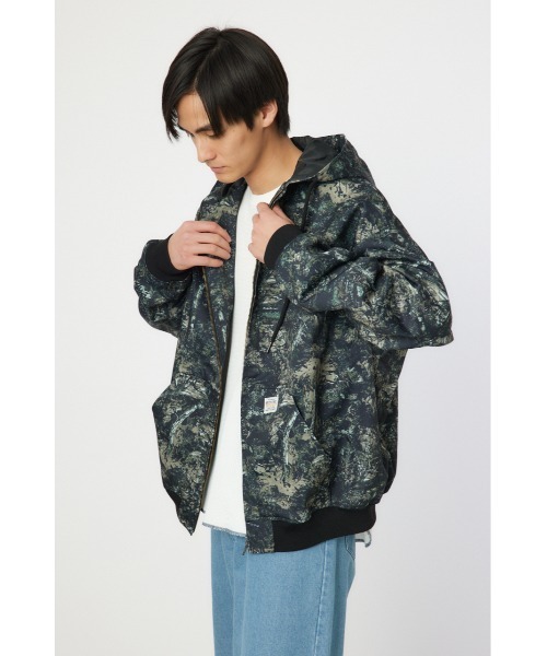 RODEO CROWNS WIDE BOWL（ロデオクラウンズワイドボウル）の「アクティブフーディージャケット（その他アウター・メンズ・ブルー/ブラック/カモフラージュ・MEDIUM/LARGE）」の5枚目の写真