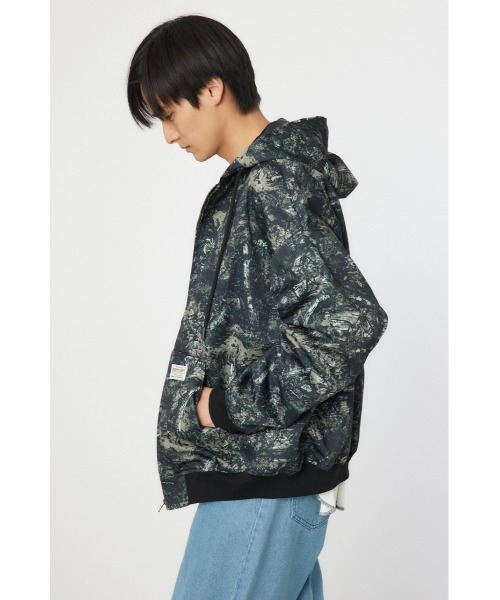 RODEO CROWNS WIDE BOWL（ロデオクラウンズワイドボウル）の「アクティブフーディージャケット（その他アウター・メンズ・ブルー/ブラック/カモフラージュ・MEDIUM/LARGE）」の6枚目の写真