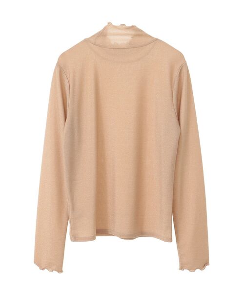CRAFT STANDARD BOUTIQUE(クラフトスタンダードブティック)の「ラメチュールトップスインナー(Tシャツ/カットソー・レディース・シルバー/ベージュ/ネイビー・FREE)」の12枚目の写真