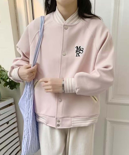 aimoha（アイモハ）の「カジュアルスタジャン（スタジャン・レディース・ピンク/ブラック/ベージュ・FREE）」の15枚目の写真