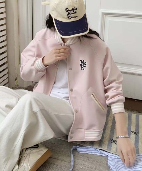 aimoha（アイモハ）の「カジュアルスタジャン（スタジャン・レディース・ピンク/ブラック/ベージュ・FREE）」の14枚目の写真