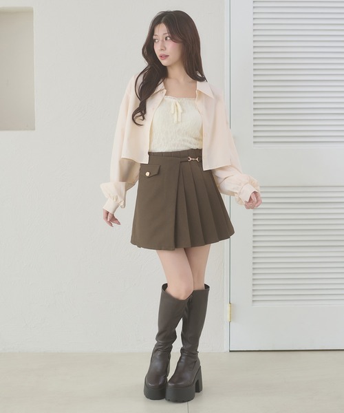 Ambre Neige(アンブルネージュ)の「flower design camisole / 花柄カップ付きキャミソール(キャミソール・レディース・アイボリー/オフホワイト/ブラック/ナチュラル・FREE)」の13枚目の写真