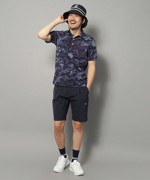 adabat（アダバット）の「【新レーベル ADABAT NAVY】UVカット/接触冷感 ストレッチツイルハーフパンツ（その他パンツ・メンズ・ホワイト/ネイビー・50/48/46）」の17枚目の写真