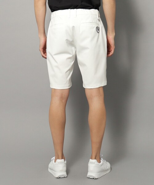 adabat（アダバット）の「【新レーベル ADABAT NAVY】UVカット/接触冷感 ストレッチツイルハーフパンツ（その他パンツ・メンズ・ホワイト/ネイビー・50/48/46）」の3枚目の写真