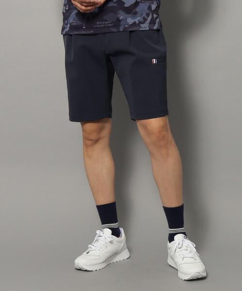 adabat（アダバット）の「【新レーベル ADABAT NAVY】UVカット/接触冷感 ストレッチツイルハーフパンツ（その他パンツ・メンズ・ホワイト/ネイビー・50/48/46）」の2枚目の写真