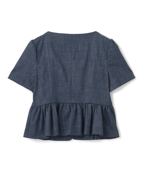 TOCCA（トッカ）の「NIGHT OCEAN ジャケット（ノーカラージャケット・レディース・ネイビー系・0/2/4/6）」の6枚目の写真