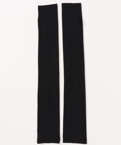 Honeys（ハニーズ）の「【ハニさら・接触冷感・吸水冷感・抗菌防臭・ＵＶカット】アームカバー／６０ｃｍ（アームカバー・レディース・ブラック/ライトグレー・FREE）」の21枚目の写真