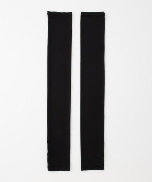 Honeys（ハニーズ）の「【ハニさら・接触冷感・吸水冷感・抗菌防臭・ＵＶカット】アームカバー／６０ｃｍ（アームカバー・レディース・ブラック/ライトグレー・FREE）」の14枚目の写真