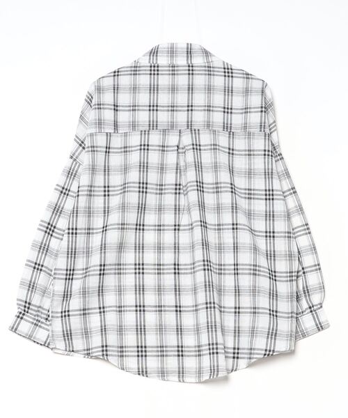 定価¥29,200 セラビ新品❗️シャツ、チェック セール】シースルー重ねレイヤードチェックシャツ（シャツ
