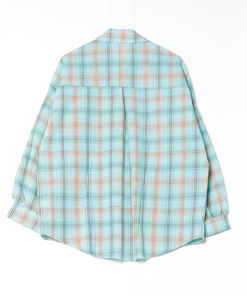 paravion（パラビオン）の「チェックシャツ（Tシャツ/カットソー・レディース・ブルー/ホワイト/ピンク・FREE）」の15枚目の写真