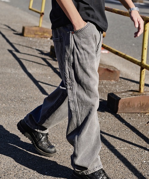 JEMORGAN(ジェーイーモーガン)の「『JEMORGAN LONG JOHNS/ジェーイーモーガンロングジョーンズ』wide painter denim PT【+】(デニムパンツ・メンズ・グレー/ブルー・M/L/XL)」の7枚目の写真